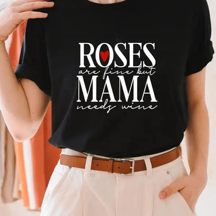 Camiseta con estampado gráfico para mujer 