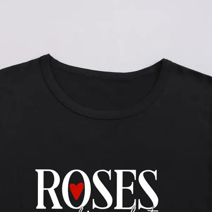 Camiseta con estampado gráfico para mujer 