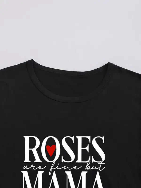 Camiseta con estampado gráfico para mujer 