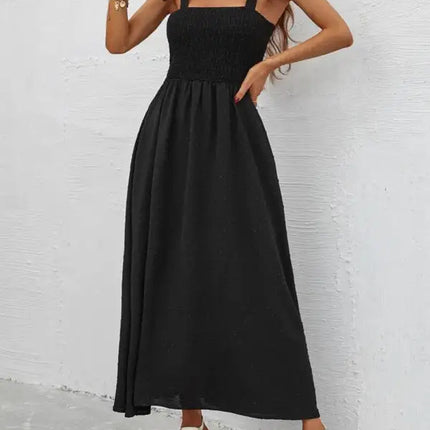 Women's Floral Print Smocked Tiered Dress