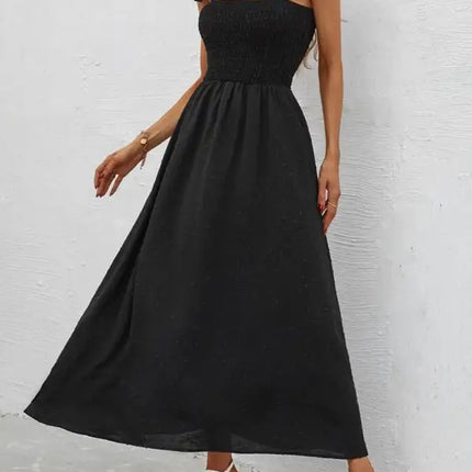 Women's Floral Print Smocked Tiered Dress