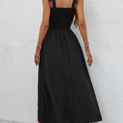 Women's Floral Print Smocked Tiered Dress