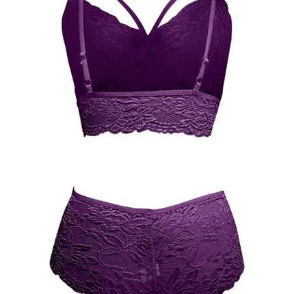 European and American sexy lingerie set with lace