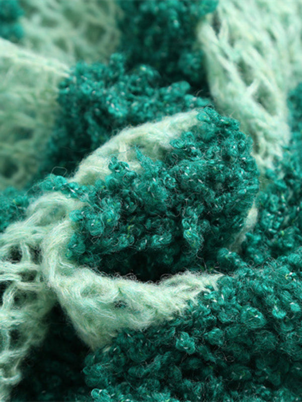 Women's New Striped Single Breasted Slim Fit Knitted Jacket