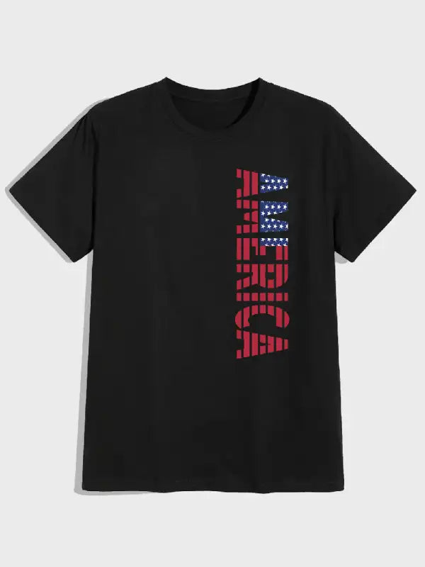 Men's America Graphic Print Cotton Tee