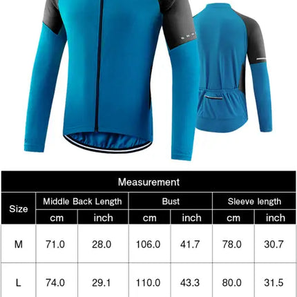 Men's Colorblock Quick Dry Breathable Cycling Long Sleeve Top