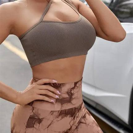 Chaleco deportivo push-up deportivo a prueba de golpes con correas para los hombros para mujer 