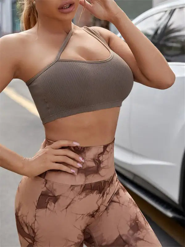 Chaleco deportivo push-up deportivo a prueba de golpes con correas para los hombros para mujer 