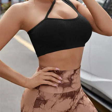 Chaleco deportivo push-up deportivo a prueba de golpes con correas para los hombros para mujer 