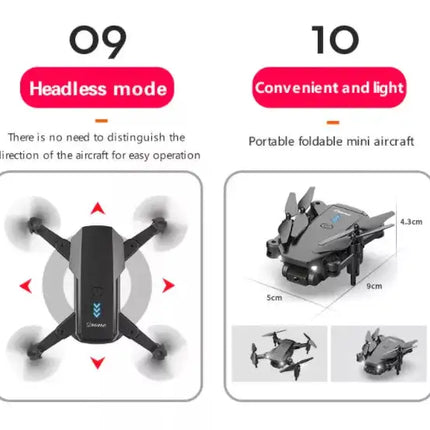 Mini Drone with 4k Dual Camera