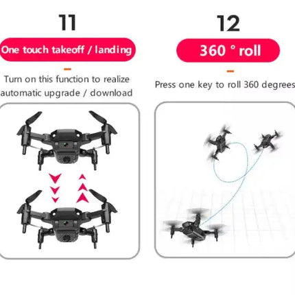 Mini Drone with 4k Dual Camera
