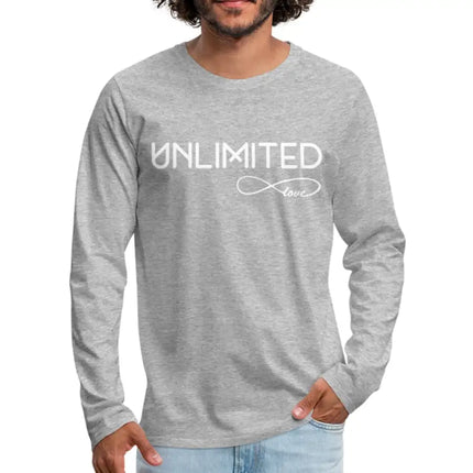 Men's Shirt, Unlimited Love Long Sleeve Tee