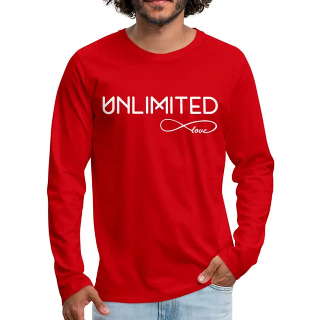 Men's Shirt, Unlimited Love Long Sleeve Tee