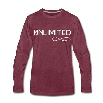 Men's Shirt, Unlimited Love Long Sleeve Tee