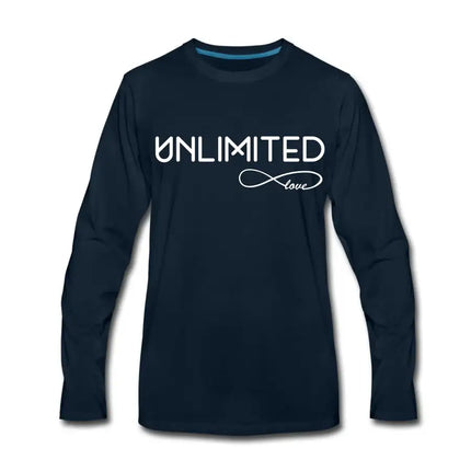 Men's Shirt, Unlimited Love Long Sleeve Tee