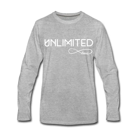 Men's Shirt, Unlimited Love Long Sleeve Tee