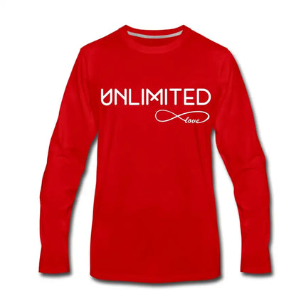 Men's Shirt, Unlimited Love Long Sleeve Tee