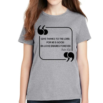 Uniquely You Unisex Apparel, Give Thanks To The Lord, Christian