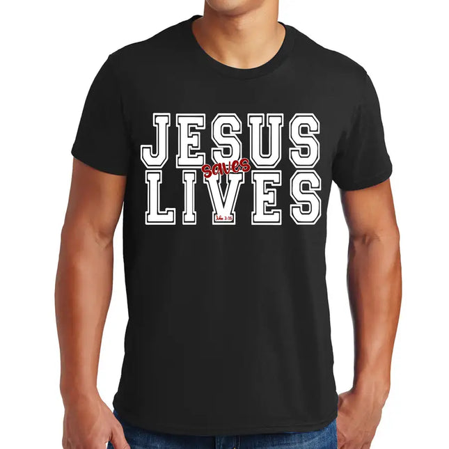 Uniquely You Unisex Apparel, Jesus Saves Lives, Christian Inpsiration