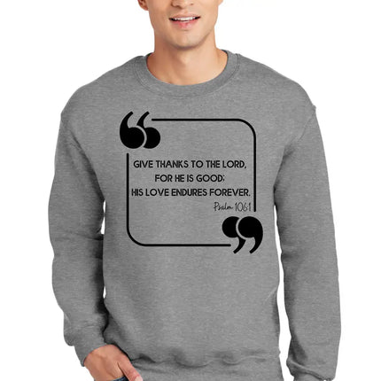 Uniquely You Unisex Apparel, Give Thanks To The Lord, Christian