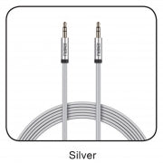 6 Ft. Tangle-Free Auxiliary Cable-SILVER