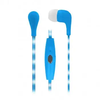 Naxa NE-951 VECTOR Auriculares con cable LED - AZUL