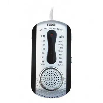 Naxa Mini Radio de Bolsillo AM/FM con Altavoz Incorporado