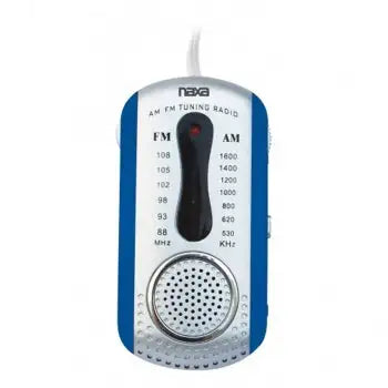 Naxa Mini Radio AM/FM de Bolsillo con Altavoz Incorporado