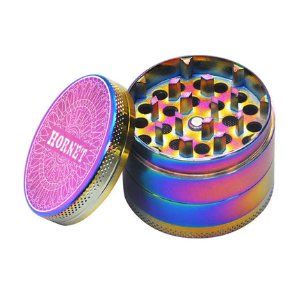 Rainbow Aluminium Alloy 2" Herb Grinder 4 Piece