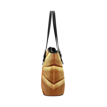 Shoulder Bag - Beige & Brown Swirl Style Large Leather Tote Bag - Vickie Lynn's