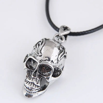 Simple Skull Exaggerated Alloy Womens Necklace