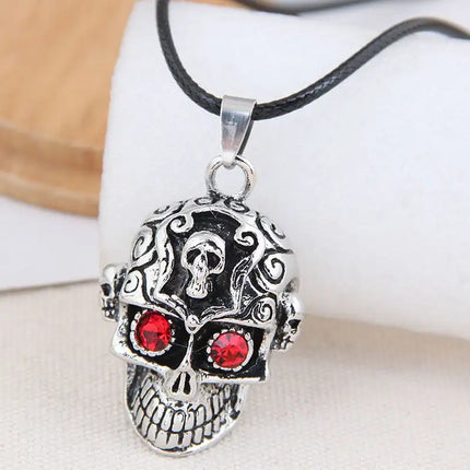 Simple Skull Exaggerated Alloy Necklace