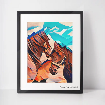 Wall Art Decor, Three Horses Nature Wildlife Poster for Any Room