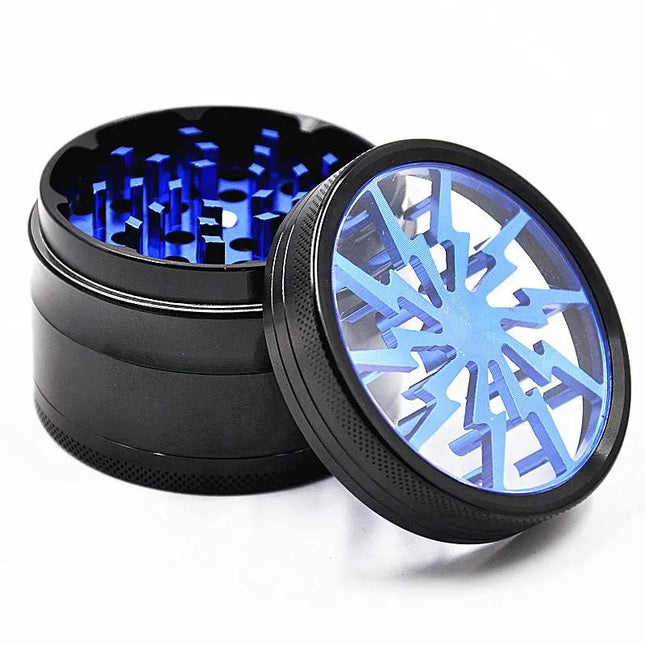 Thunder Blade Novelty Herb Grinder 4-Layer 63 MM (5 Colors)