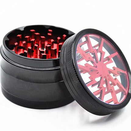 Thunder Blade Novelty Herb Grinder 4-Layer 63 MM (5 Colors) - Vickie Lynn's