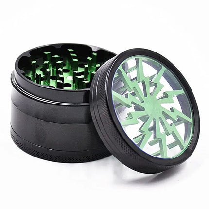 Thunder Blade Novelty Herb Grinder 4-Layer 63 MM (5 Colors) - Vickie Lynn's