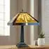 INNES Mission Tiffany-Style Blackish Bronze 1 Light Table