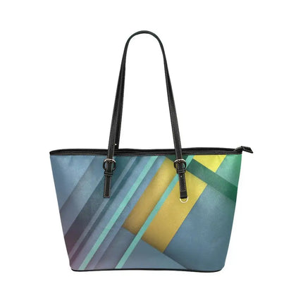 Tote Bag - Blue Abstract Pattern - Double Handle Large Bag - B3554479