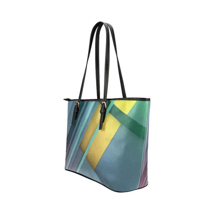 Tote Bag - Blue Abstract Pattern - Double Handle Large Bag - B3554479