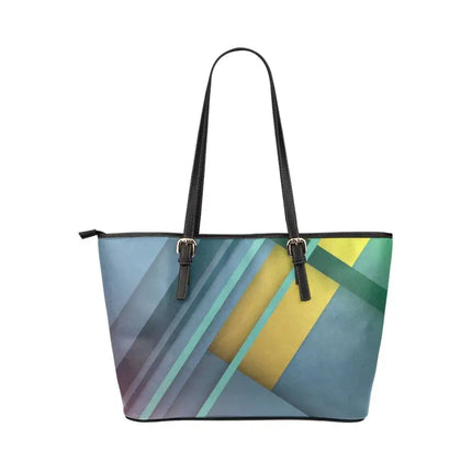 Tote Bag - Blue Abstract Pattern - Double Handle Large Bag - B3554479