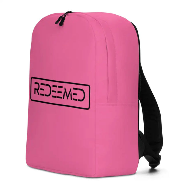 Mochila Uniquely You, estampado canjeado en rosa y negro