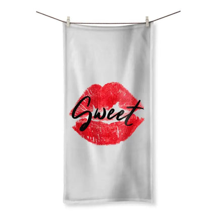Uniquely You Beach Towel - Extra Large, Sweet Lips Print