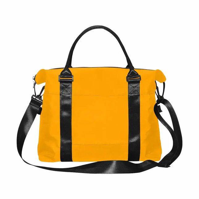 Bolsa de lona de color naranja brillante de Uniquely You / equipaje de mano de viaje grande