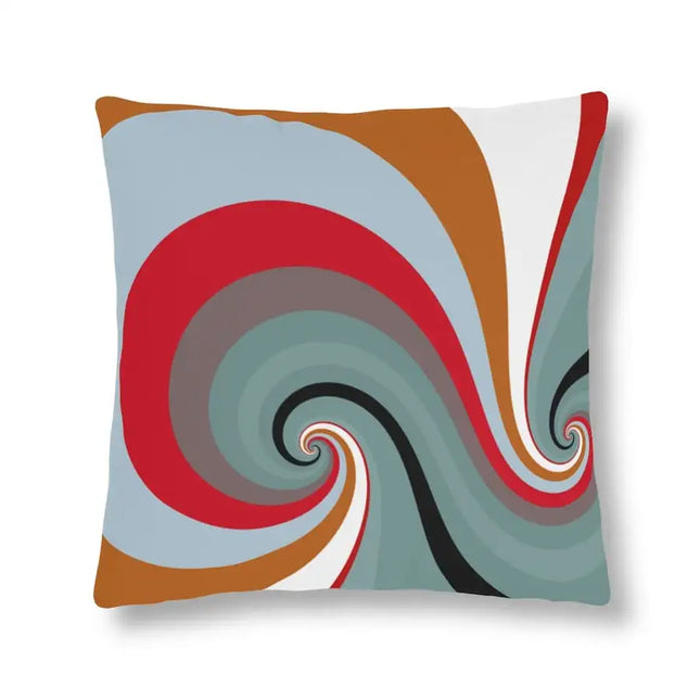 Uniquely You Indoor or Outdoor Throw Pillow, Retro Multicolor Vintage Print S11