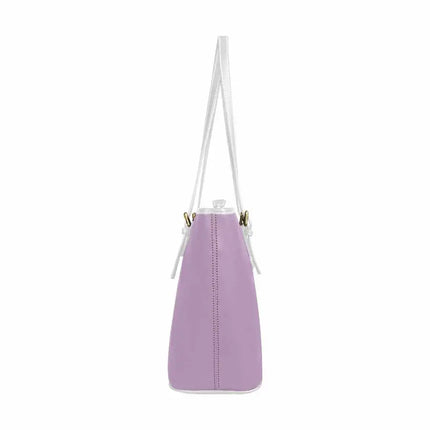 Uniquely You Lila Morado - Bolso Tote Grande de Piel con Cremallera