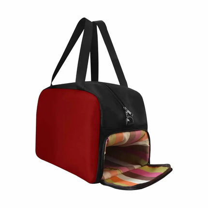 Bolso tote y bandolera rojo granate de Uniquely You