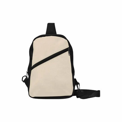 Uniquely You Mens Crossbody Chest Bag / Champagne Beige