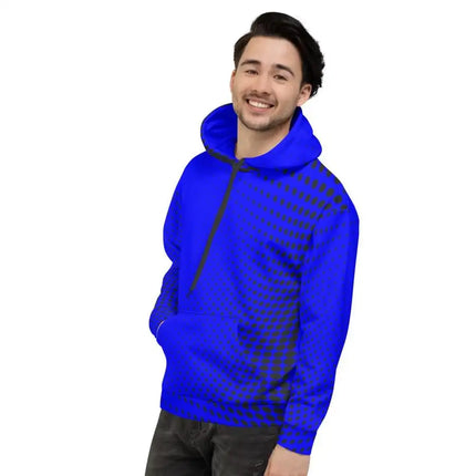 Uniquely You Mens Hoodie - Pullover Hooded Sweatshirt - Graphic Royal Blue/Black