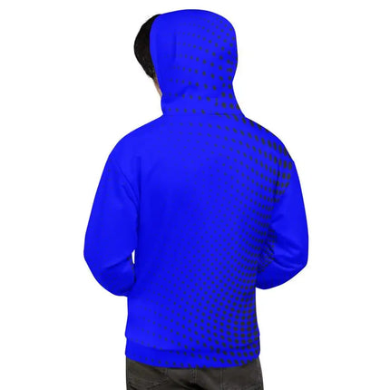 Uniquely You Mens Hoodie - Pullover Hooded Sweatshirt - Graphic Royal Blue/Black