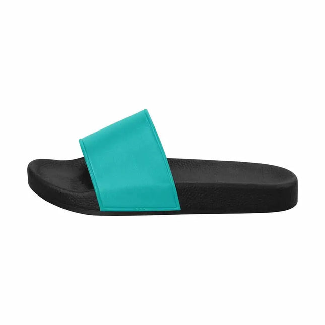 Sandalias de diapositivas para hombre Uniquely You / Chanclas de color azul verdoso